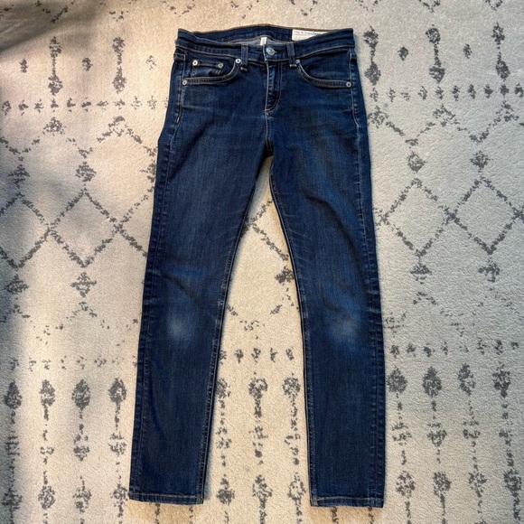 Rag & Bone/JEAN High Rise Skinny Jeans | Heritage Wash | Made in USA | Size 26 - Picture 2 of 7